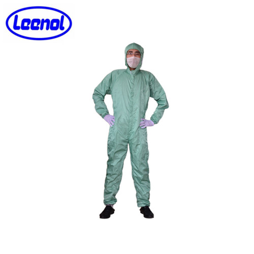 LN-1560105 بدلة تنظيف الغرفة النظيفة ESD بذلة المعطف
