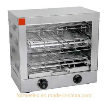 2 Decks Electric Hot Surface Stove 3.6kw Hot Surface Electric Salamander