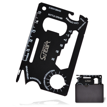 Survival Multifunction mes -kaart - Essentiële camping- en wandelgereedschap