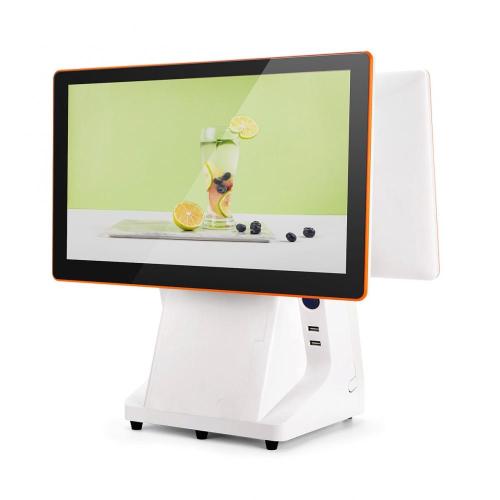 17 dual screen pos tablet  with printer
