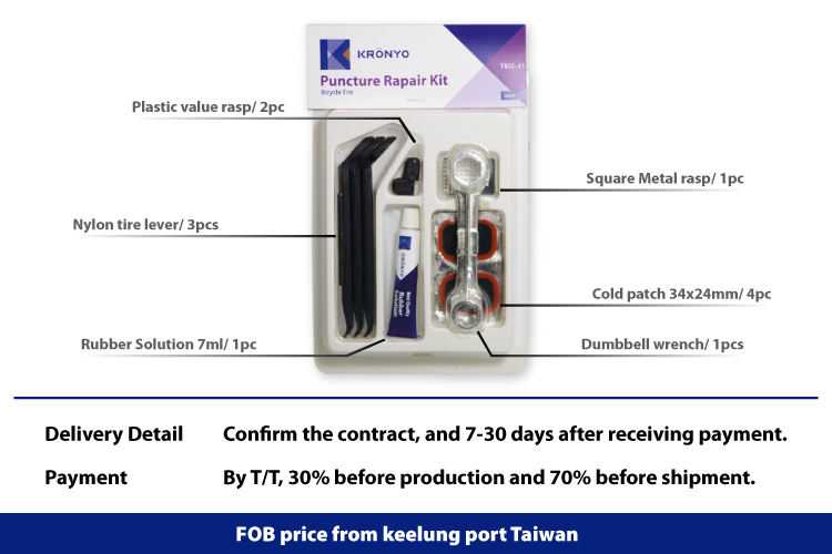 Kit di riparazione dei pneumatici Nylon Leva pneumatico Chiavita di manubrio con colla adesivo per pneumatici