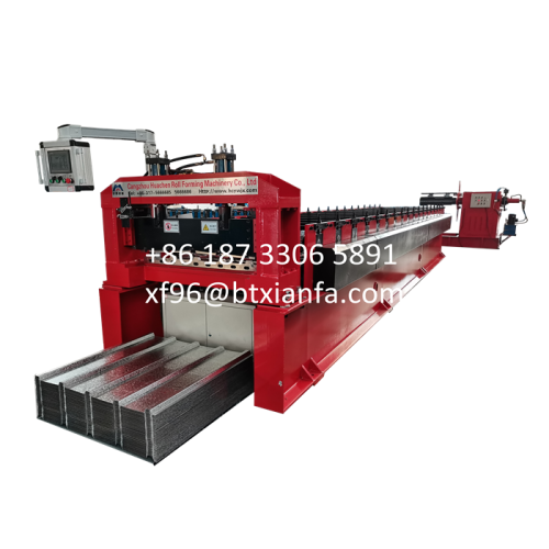 Metal Sheet Tile Deck Panel Web Deck Machine