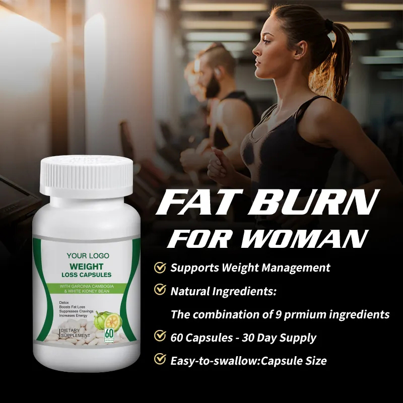 OEM/ODM Weight Loss Capsule Natural Garcinia Cambogia Extract Vegan Slimming Capsule Fat Burner Supplement