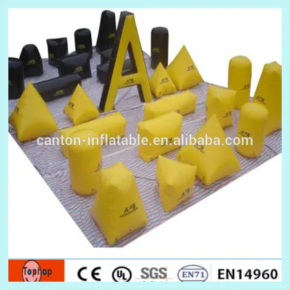 Hot Sale New Design Paintballs Type Inflatable Paintball Bunkers for Outdoor Shooting for Adults Play
