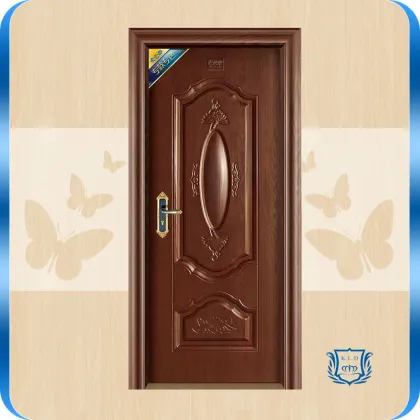 K-6707 Factory Gold Supplier Popular Italian Steel Wood Inteiror Doors Steel Security Door Steel door