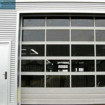 See-through garage door