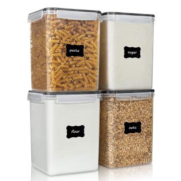 Airtight Food Storage Containers Set, 24 PCS - Plastic Canisters with Lids for Kitchen Organization