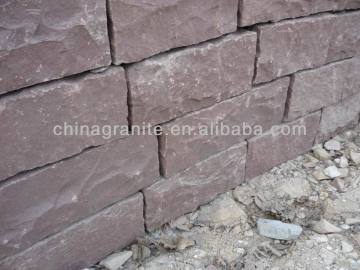 purple sandstone wall blocks