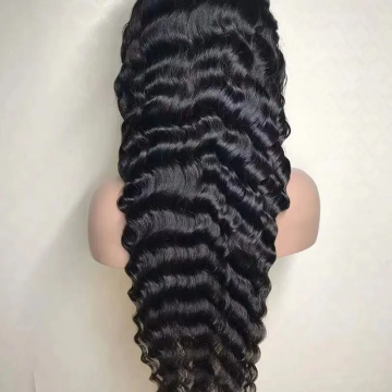 2023 Cheap Wholesale Transparent Full Lace Front Wig - HD Lace Frontal Human Hair, 30inch 13x4 Water Wave Kinky C