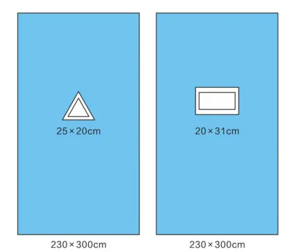 High Absorption Capacity Laparoscopy Surgical Drape