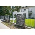 Soluções sustentáveis de parede de gabion para uso decorativo