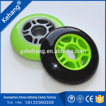 China wholesale PU black luggage wheel caster with PP core in 80x24mm