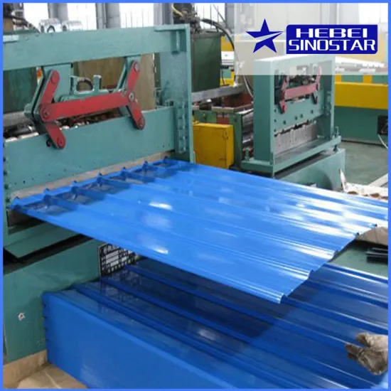 2015 SGCC Corrugated Steel Roofing Sheets / Pre-painted Galvanized Roofing Plates manufacturer in China
