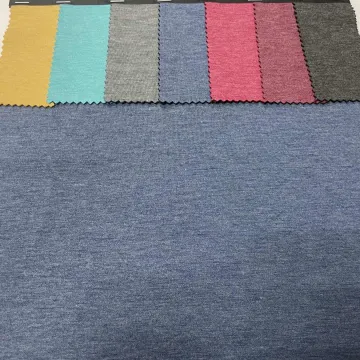 plain jersey knit cloth material fabric for clothing