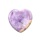 Lepidolite Handmade Craved 40MM Love Heart Thumb Worry Stone for Anxiety Stress Relief Meditation