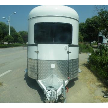 Customized Straight Load Horse Trailers with Front Kitchen