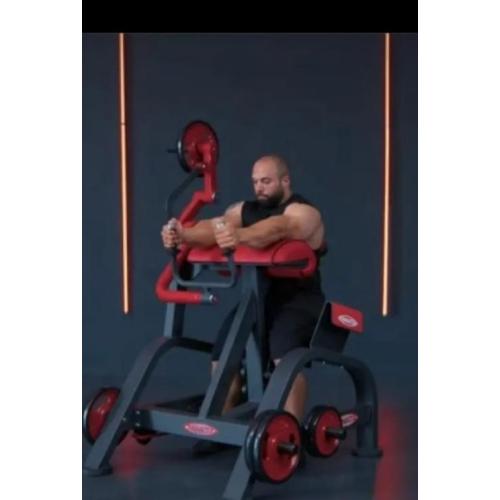 Seated Bicep Tricep Curl Fitness Arm Preacher Bench
