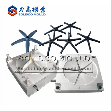 High-quality rotating office chair plastic star base mould