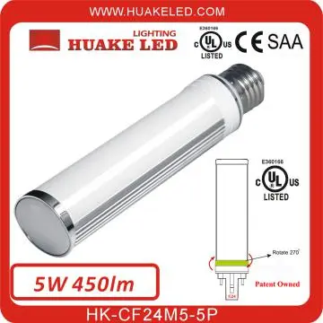 5W SMD G24 led plug tube with UL CE PSE SAA