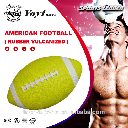 rubber AMERICAN football, with colorful body