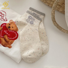 한국의 만화 개념 원사 짧은 양말 INS 학생 양말