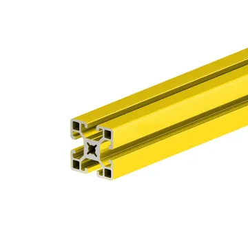 Aluminum Extrusion Profiles: Golden Anodized 6000 Series T-Shape for Sim Racing