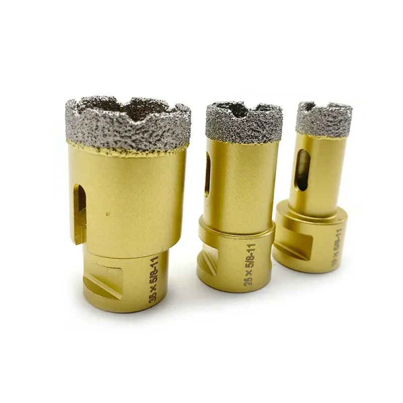 Diamond Core Drill Bit Vacuum Brazed Hole Saw for Reinforced Concrete Marble Granite Core Bits

**Title:** Vacuum Brazed Diamond Core Drill Bit for Concrete, Marble & Granite
