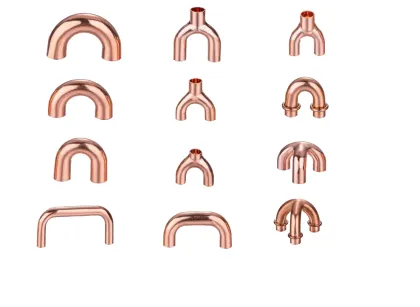 HVAC or refrigeration or waterway Copper Fittings