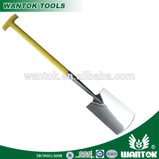 S701NT Stainless Steel Spade With Fiberglass Handle Y Grip