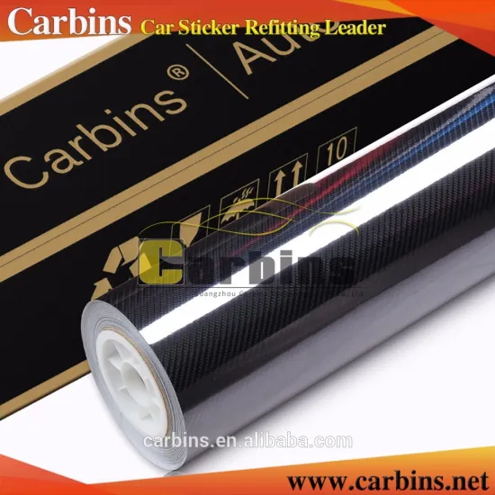 Carbins 6D Carbon Fiber Black Removable Car wrap Stickers