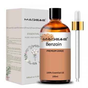 Huile essentielle de benzoin Vente la mieux 100% d&#39;huile de diffuseur d&#39;aromathérapie naturelle 100% pure pour les soins aux soins de la peau