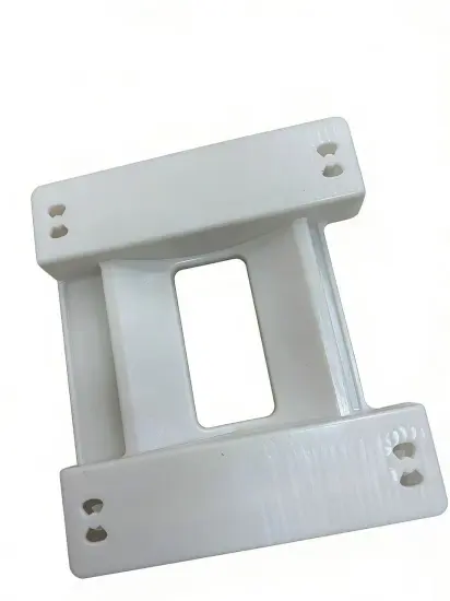 White Plastic Wall Mount Bracket Injection Mold