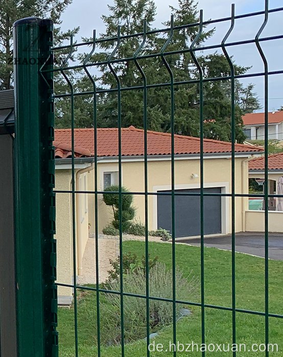 Viele Orten verwenden Zaun 3D gebogenes Drahtgitter
