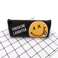 Custom sunshine laughter cute leather pencil case