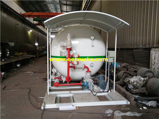 20m3 8mt Skid ya hau propane cike tsire-tsire