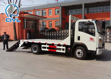 2t flat bed wrecker truck lifting 465kgs