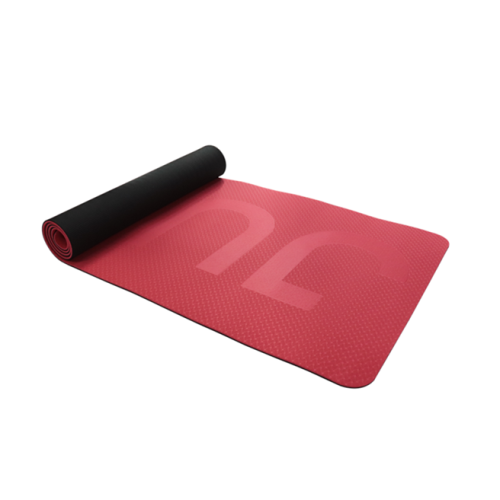 TPE Fittness Exercise Mat with Carrying Bag Non Slip for Home Gym