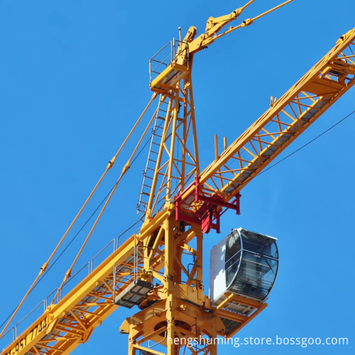12 Ton New Tower Crane T-7018: Fully Automated Construction Equipment with Automatic Erection and Flat Head Design