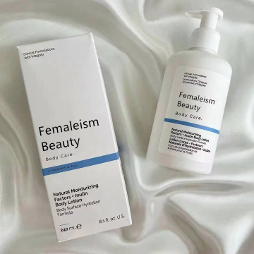 Natural Moisturizing Body Serum with Inulin for Hydration and Lotion Formula