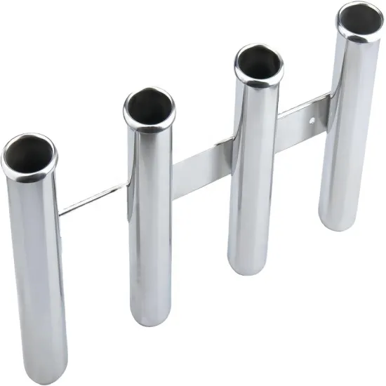 Stainless Steel Rod Holder Mirror Polished for Kayak and Boats