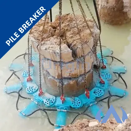 Round Concrete Pile Breaker Hydraulic Cutting Pile