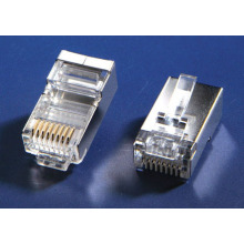 Conector masculino RJ45 blindado