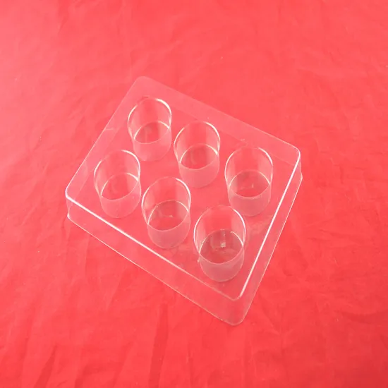 Clear PVC Blister Tray For Bottles