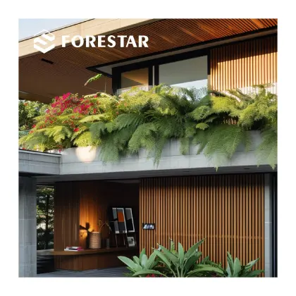 Modern Maple Color WPC Exterior Wall Cladding Panels - Factory Price