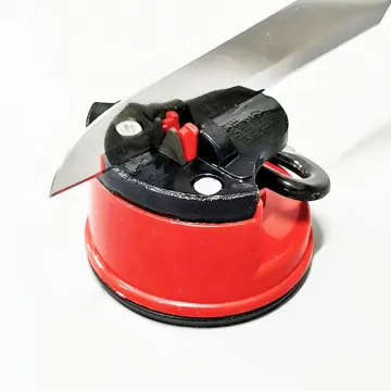 Secure Suction Knife Sharpener: Multi-Tool for Sharpening Knives, Scissors, and Other Kitchen Accessories