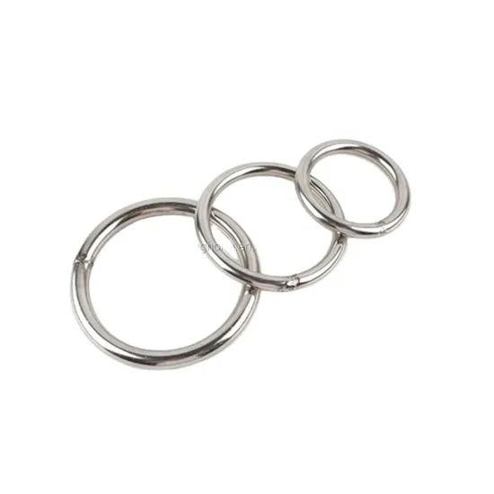 Stainless Steel O-Ring with 40mm Inner Diameter and 5mm Thickness: Strapping Welded Round Ring