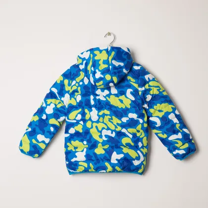 Fashionable kids children boy Autumn coat with cap