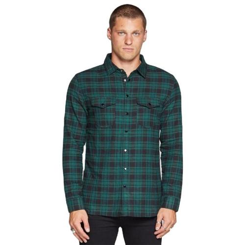 Custom Men's Casual Plaid Shirts