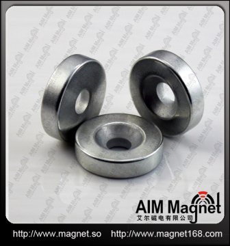 N38 Chrome Countersunk NdFeB Magnet