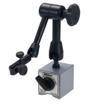 Mitutoyo 7032-10 Series 7 Universal Magnetic Stand with Dial Indicator Micrometer Base Bracket